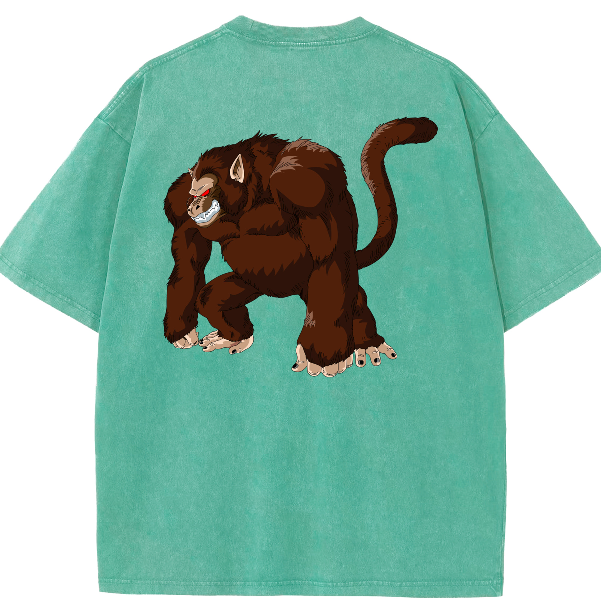 （画像用） ドラゴンボール DRAGON BALL 綿100% ヴィンテージ風 半袖Tシャツ（背面プリント）